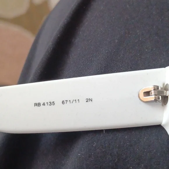 Women Asian fit white Ray Ban New - Picture 5 of 6